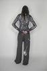 Merbeau × Cycle HANDMADE SPIRAL MIRRORED TOP -SLATE CHARCOAL- *Last1